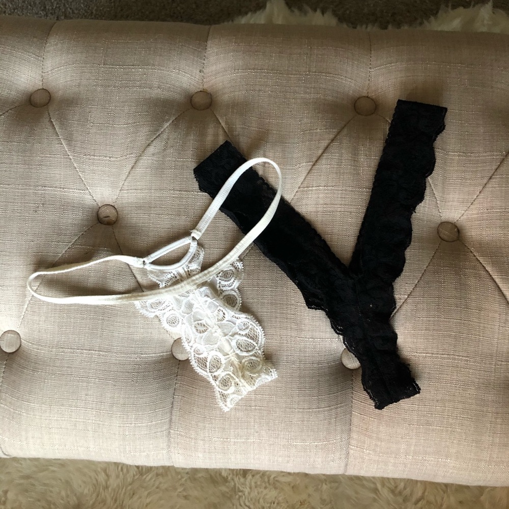 Wicked Weasel lace thong bundle. Sz M